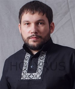 Рубаха Holyrus Православная с манжетами и вышивкой