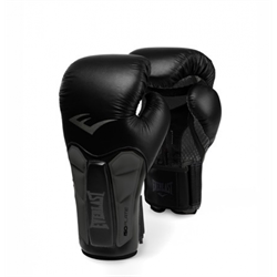 Перчатки боксерские Everlast Prime Leather Черно-Серые