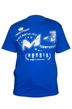 Футболка М-1 MMA Russia синяя