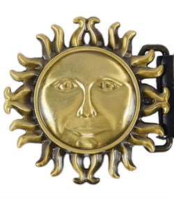 Кожаный ремень Holyrus Солнце Славян