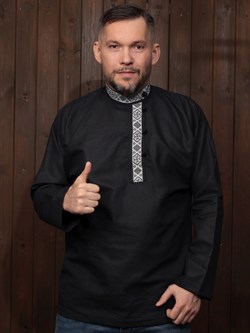 Косоворотка Holyrus Славянская Чёрная