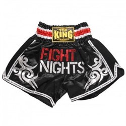 Шорты Fight Nights Top King для тайского бокса черные