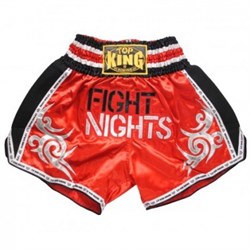 Шорты Fight Nights Top King для тайского бокса красные