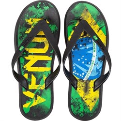 Сланцы Venum Brazilian Flag Sandals Green/Yellow/Blue