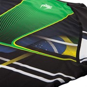 Компрессионная футболка Venum Brazilian Hero Black/Yellow/Green L/S - фото 10137