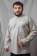 Рубаха Holyrus Иван Грозный бежевая - рука согнута в локте