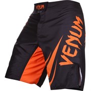 Шорты ММА Venum Challenger Fightshorts - Black/Neo Orange - фото 11335