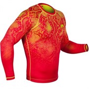 Рашгард Venum Fusion Orange/Yellow L/S - фото 11465