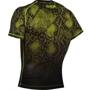 Рашгард Venum Fusion Black/Yellow S/S - фото 11523