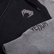 Толстовка Venum Contender Hoody Black/Grey - Grey Logo - фото 11629