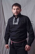 Рубаха Holyrus Православная с манжетами и вышивкой - вид спереди
