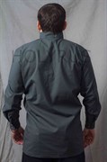 Рубаха Holyrus с манжетами темно-серая - вид сзади