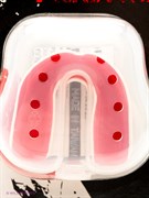 Капа Bad Boy Mouthguard Gel бело-красная в кейсе