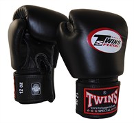 Перчатки боксерские Twins BGVL-3 Black - фото 12716