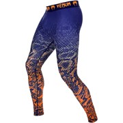 Компрессионные штаны Venum Tropical Blue/Orange - фото 13558