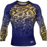 Рашгард Venum Tropical Blue/Yellow L/S - фото 13564