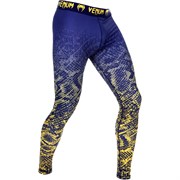 Компрессионные штаны Venum Tropical Blue/Yellow - фото 13585