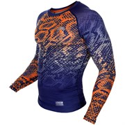 Рашгард Venum Tropical Blue/Orange L/S - фото 13743