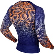 Рашгард Venum Tropical Blue/Orange L/S - фото 13744