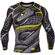 Рашгард Venum Snaker Black/Yellow L/S - фото 13871