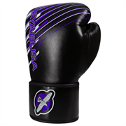 Перчатки боксерские Hayabusa Ikusa Charged 10oz Black/Purple - фото 14483