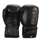 Перчатки боксерские Excalibur Model 572 Black Воловья кожа - фото 14827