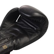 Перчатки боксерские Excalibur Model 572 Black Воловья кожа - фото 14829