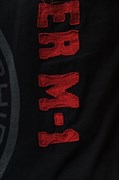 Футболка Fighter M-1 лого черная - надпись крупно