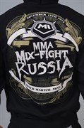 Толстовка мужская Mixfight Russia черная - рисунок на спине