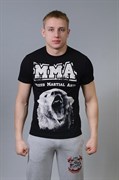 Футболка М-1 Медведь MMA черная