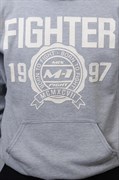 Толстовка Fighter 1997 светло-серая - изображение