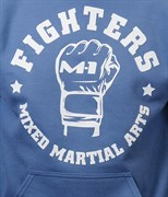 Толстовка MMA Fighters ярко-синяя - рисунок