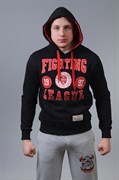 Толстовка M-1 Fighting League черно-красная - в капюшоне