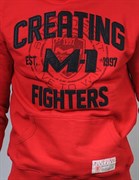 Толстовка M-1 Creating Fighters красно-черная - крупно рисунок