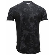 Рашгард Tapout Pro Camo Elit Loose Fit черный - вид сзади