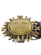 Кожаный ремень Holyrus Солнце Славян - фото 43692