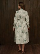 Льняное платье косоворотка Holyrus Маргаритки - фото 44263