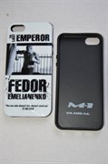 Чехол для iphone 5 М-1 Fedor - бело-чёрный с обоих сторон