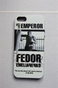 Чехол для iphone 5 М-1 Fedor - бело-чёрный с обоих сторон