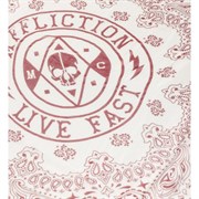 Платок Affliction Logo Paisley - крупно рисунок