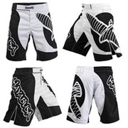 Шорты ММА Hayabusa  Chikara Fight Shorts Black/White - фото 7105