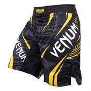 Шорты ММА Venum Lyoto Machida Ryujin Fightshorts - Black/Yellow - фото 7174