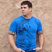 Футболка Ranger Up Spartan Ultra Thin Vintage T-Shirt Blue - фото 7584
