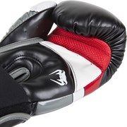 Перчатки боксерские Venum Elite Black/Red/Grey - фото 7939