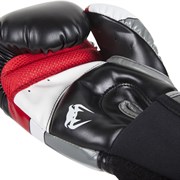 Перчатки боксерские Venum Elite Black/Red/Grey - фото 7941