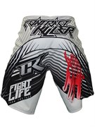 Шорты ММА Contract Killer Stained S2 Shorts - White/Red - фото 7993