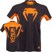 Футболка Venum Hurricane X-fit Black/Orange - фото 8342