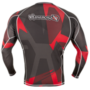 Рашгард Hayabusa Metaru Rashguard Black/Red L/S - фото 8406