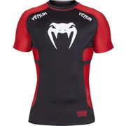 Рашгард Venum Absolute Black/Red S/S - фото 8799