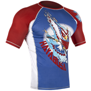 Рашгард Hayabusa Ninja Falcon Blue/Red S/S - фото 8982